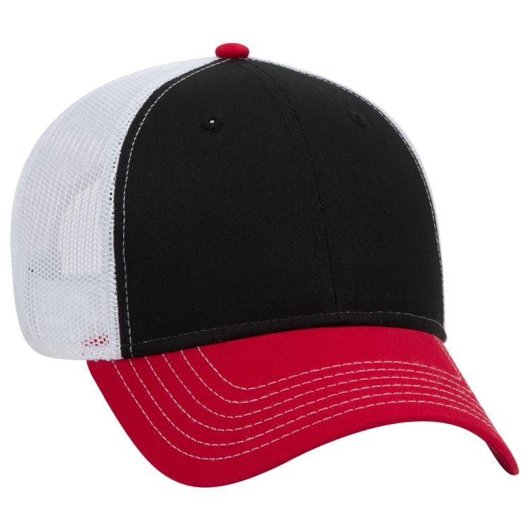 83-1239 OTTO CAP 6 Panel Low Profile Mesh Back Trucker Hat