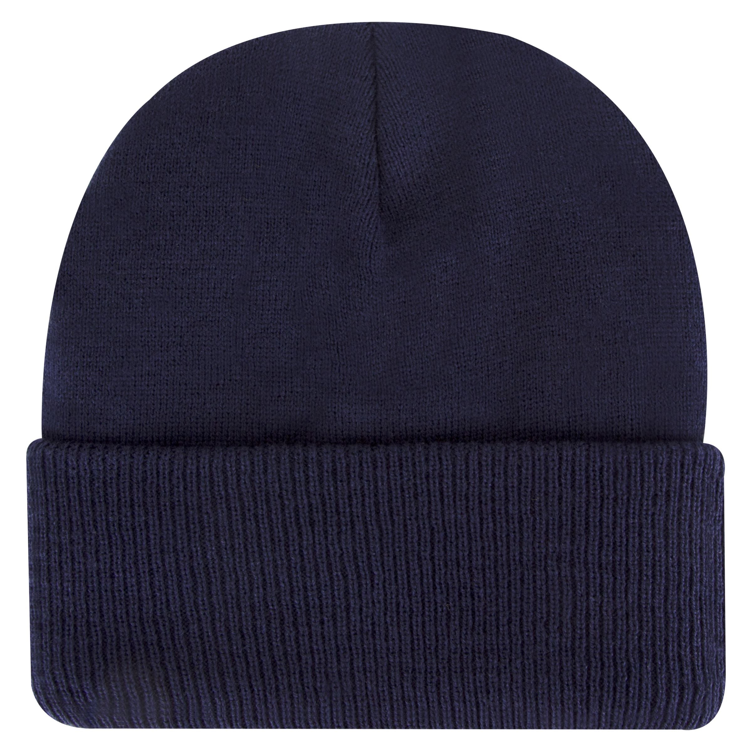 82-1316 OTTO CAP 12" Classic Knit Beanie w/ Inside Fleece Lining & Rib Knit Cuff