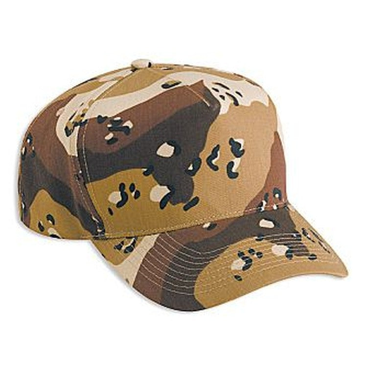 46-047 OTTO CAP Camouflage 5 Panel Mid Profile Baseball Cap