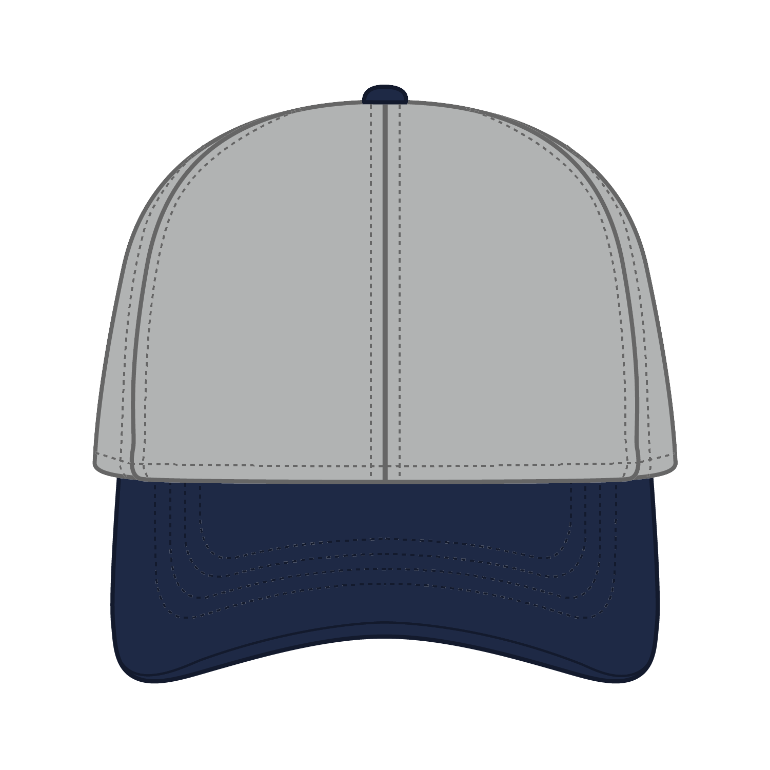 69-291 OTTO CAP 4 Panel Ponytail Cap
