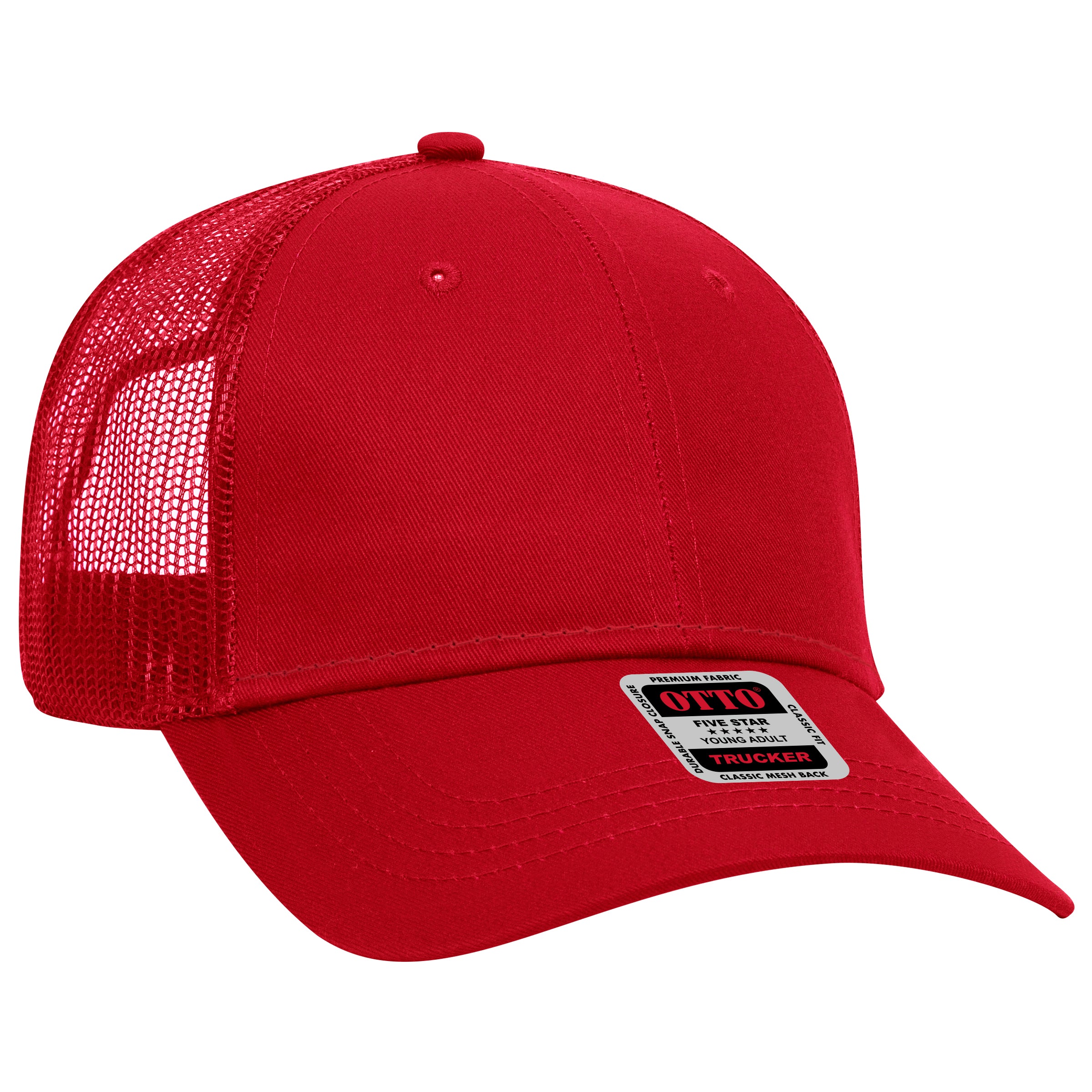83-473 OTTO CAP 6 Panel Low Profile Mesh Back Trucker Hat