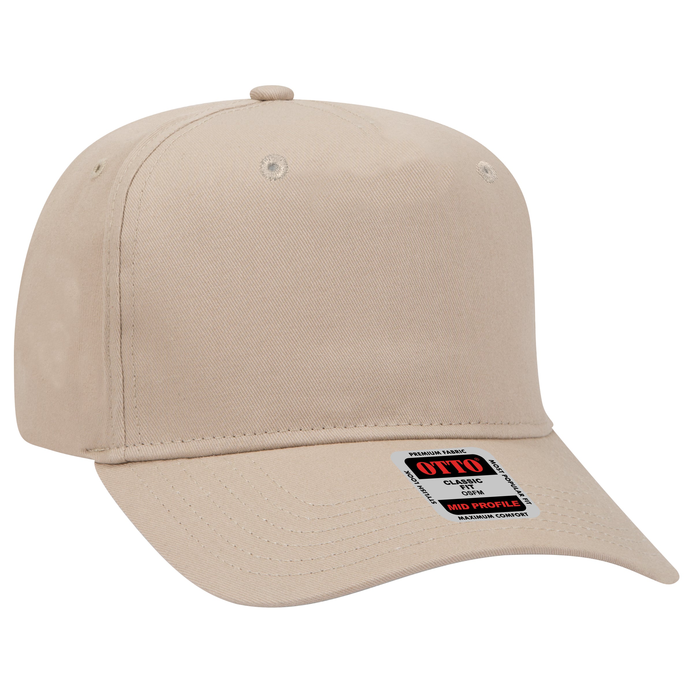 31-538 OTTO CAP 5 Panel Mid Profile Baseball Cap