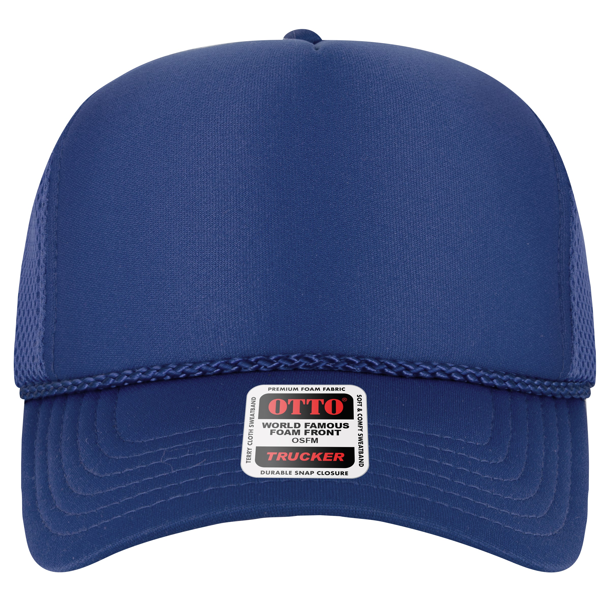 39-166 OTTO CAP 5 Panel High Crown Mesh Back Trucker Hat