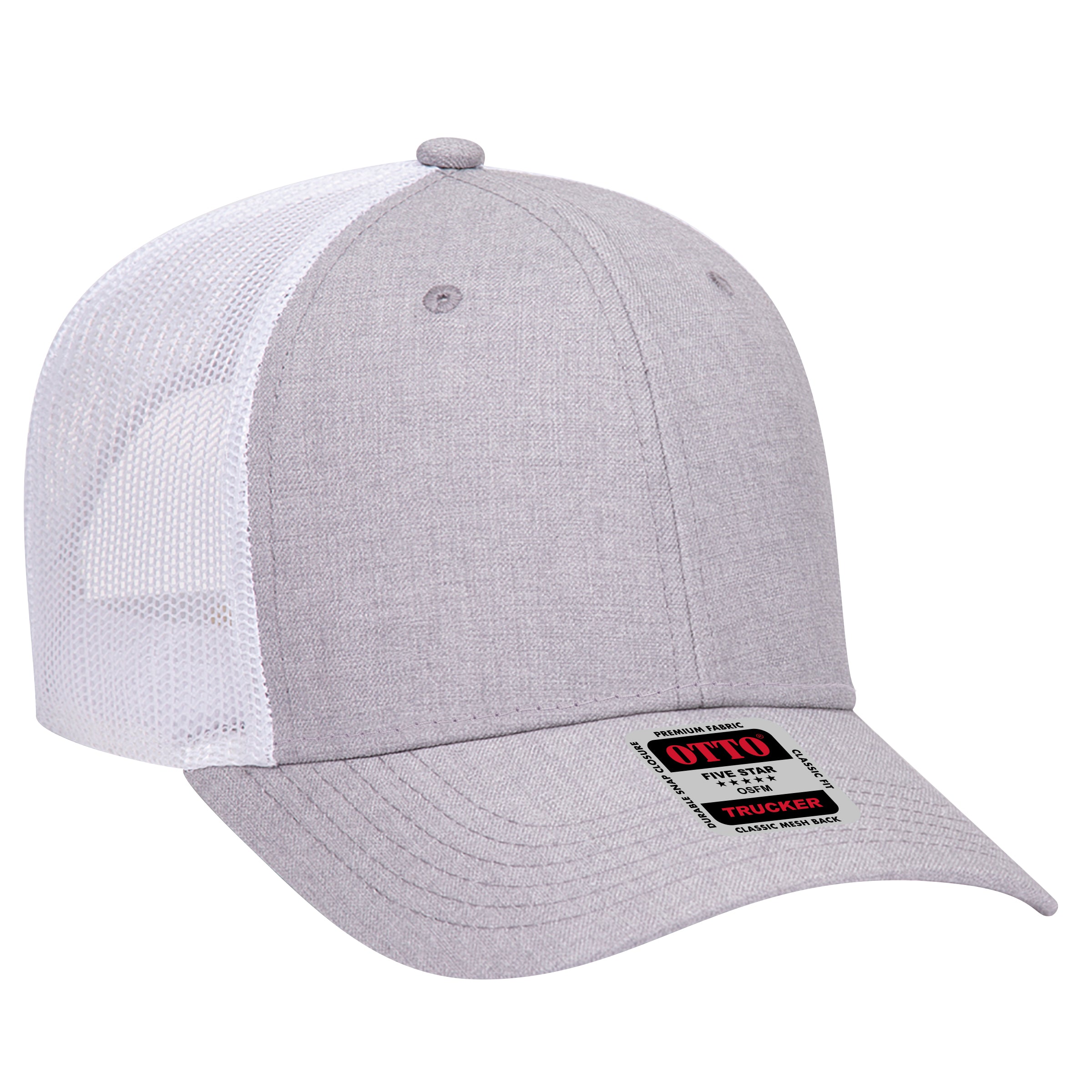 83-1239 OTTO CAP 6 Panel Low Profile Mesh Back Trucker Hat