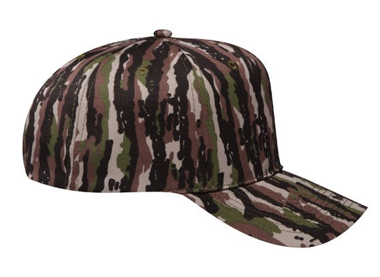 44-051 OTTO CAP Camouflage 6 Panel Mid Profile Baseball Cap