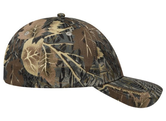 77-379 OTTO CAP "OTTO FLEX" Camouflage 6 Panel Low Profile Baseball Cap