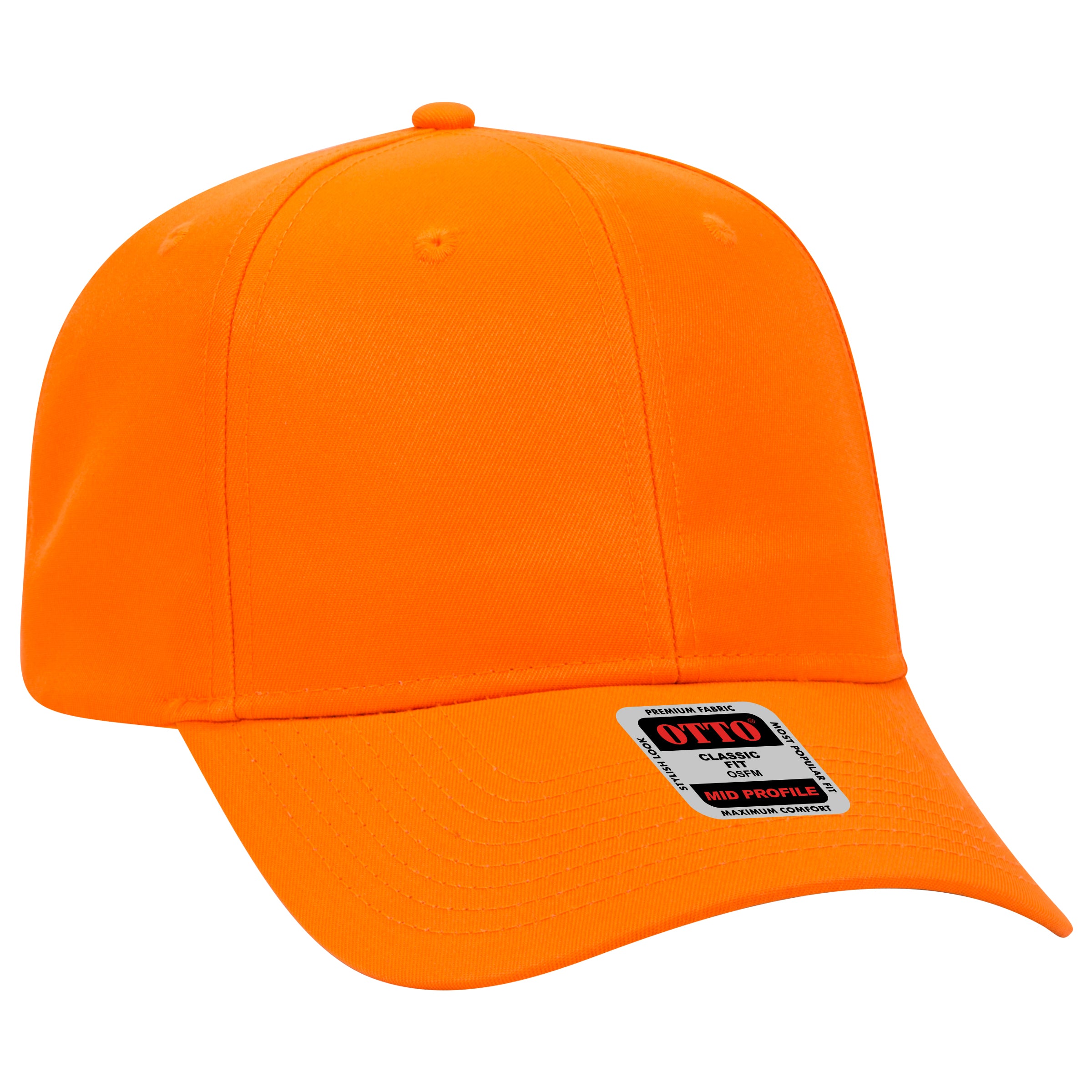 27-079 OTTO CAP 6 Panel Mid Profile Baseball Cap