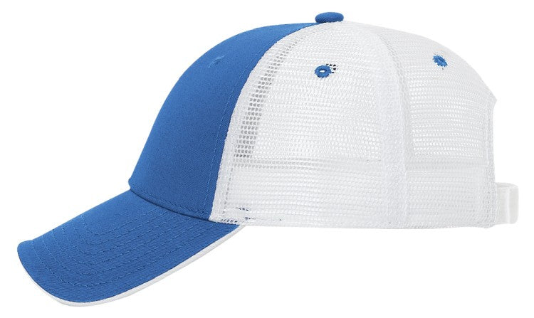 122-945 OTTO CAP 6 Panel Low Profile Mesh Back Trucker Hat