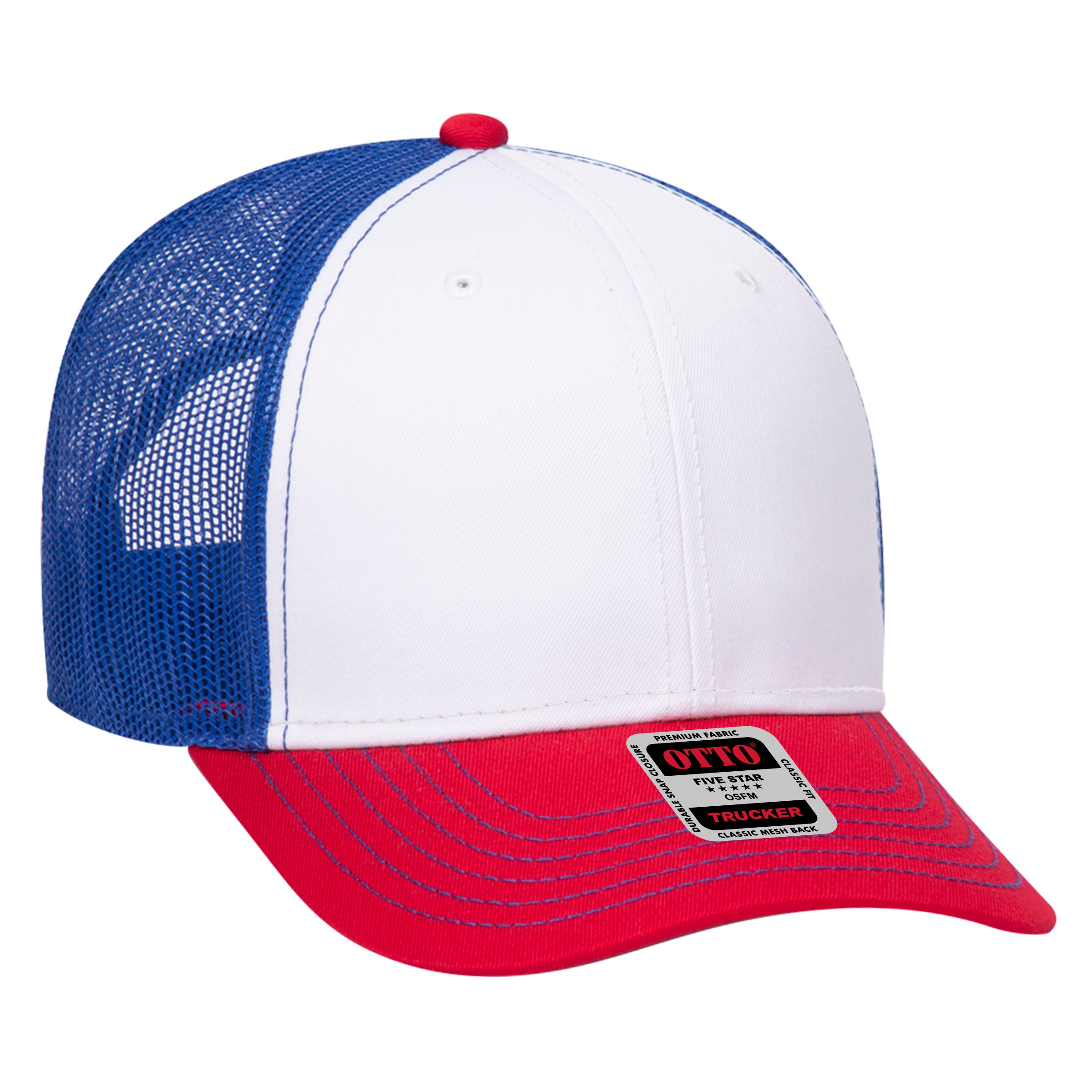 83-1239 OTTO CAP 6 Panel Low Profile Mesh Back Trucker Hat