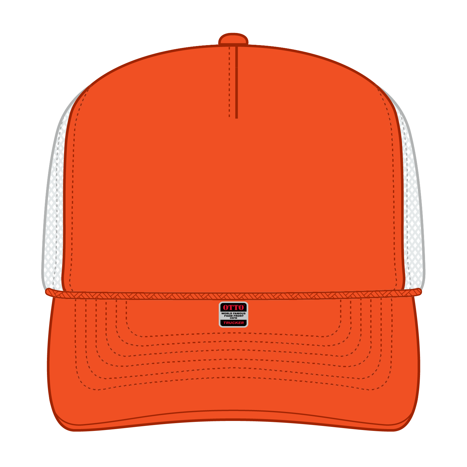 39-165 OTTO CAP 5 Panel High Crown Mesh Back Trucker Hat
