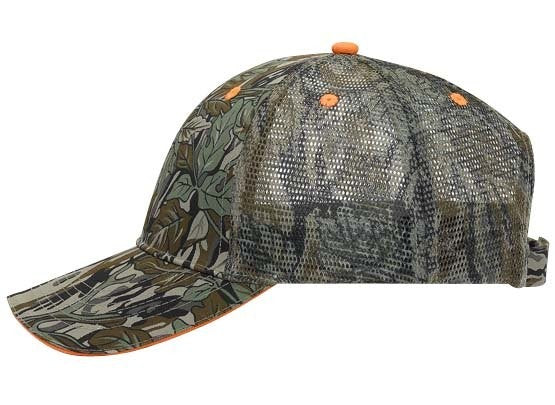 106-752 OTTO CAP Camouflage 6 Panel Low Profile Mesh Back Trucker Hat