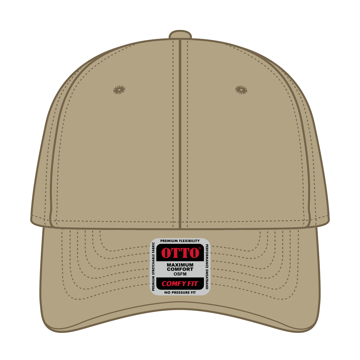 19-1227 OTTO CAP "OTTO COMFY FIT" 6 Panel Low Profile Baseball Cap
