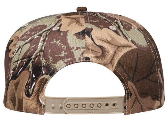 46-047 OTTO CAP Camouflage 5 Panel Mid Profile Baseball Cap