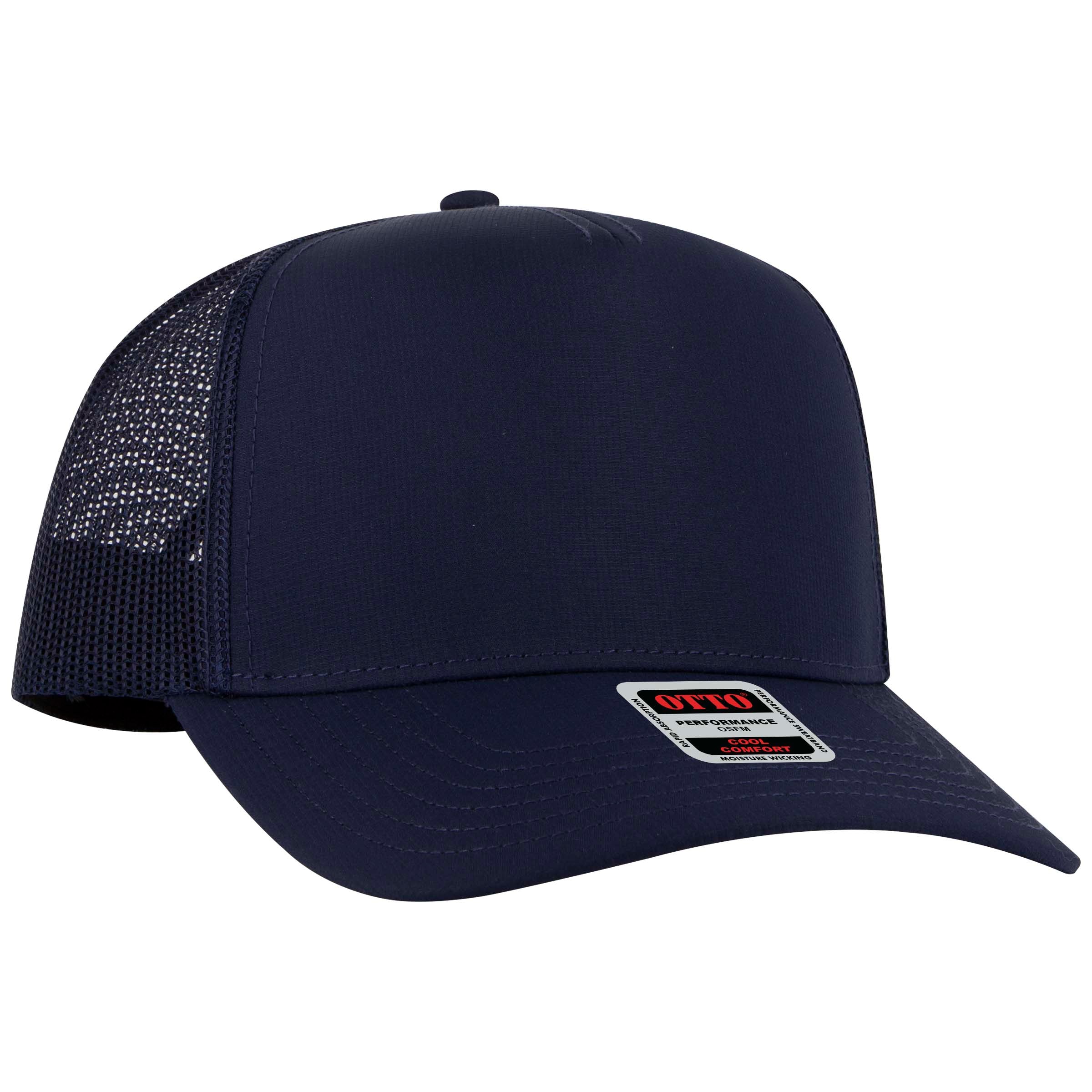 32-1 OTTO CAP 5 Panel Mid Profile Mesh Back Trucker Hat
