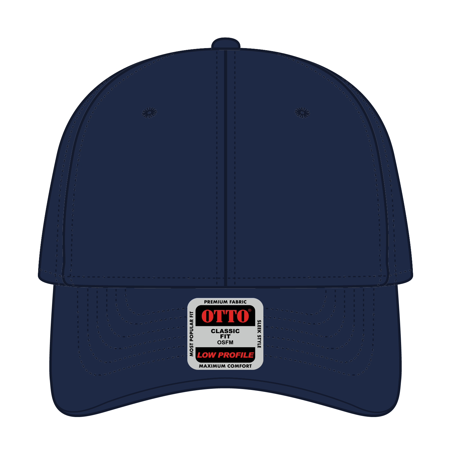 18-253 OTTO CAP 6 Panel Low Profile Baseball Cap