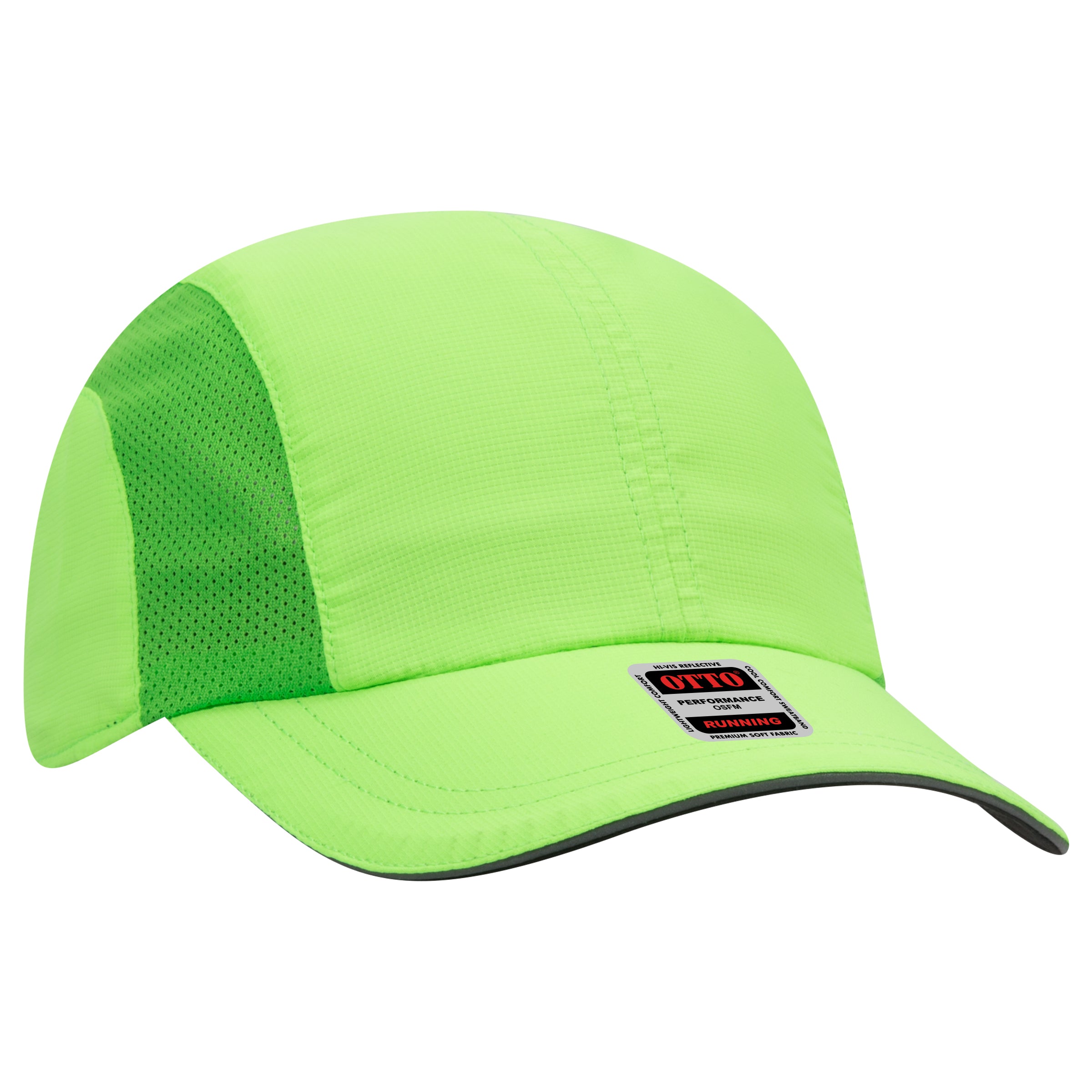 133-1240 OTTO CAP Reflective 6 Panel Running Hat