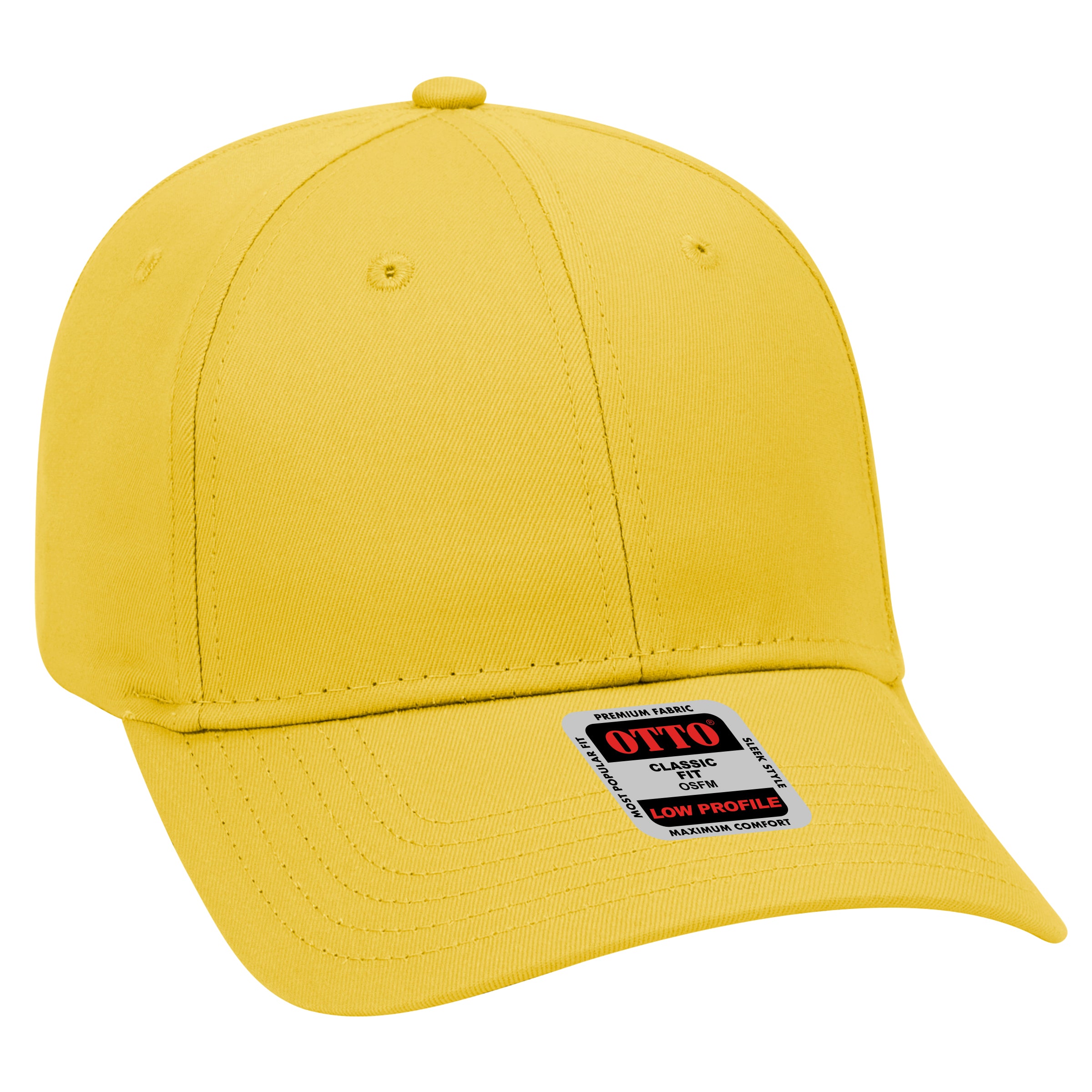 19-536 OTTO CAP 6 Panel Low Profile Baseball Cap
