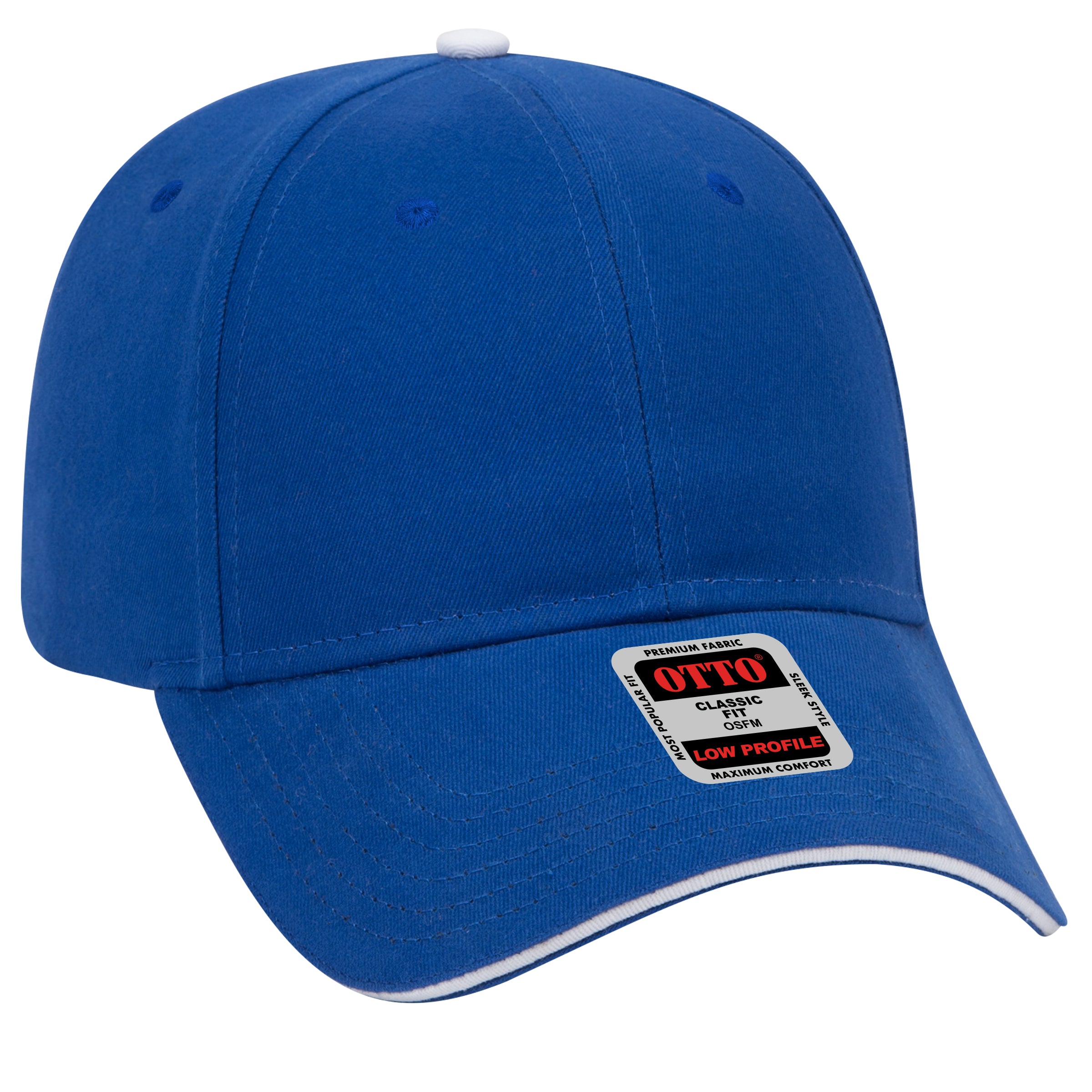23-430 OTTO CAP 6 Panel Low Profile Baseball Cap