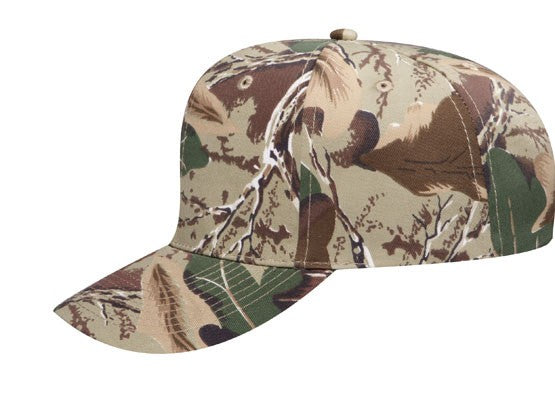 44-051 OTTO CAP Camouflage 6 Panel Mid Profile Baseball Cap