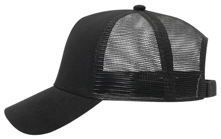 32-934 OTTO CAP 5 Panel Mid Profile Mesh Back Trucker Hat
