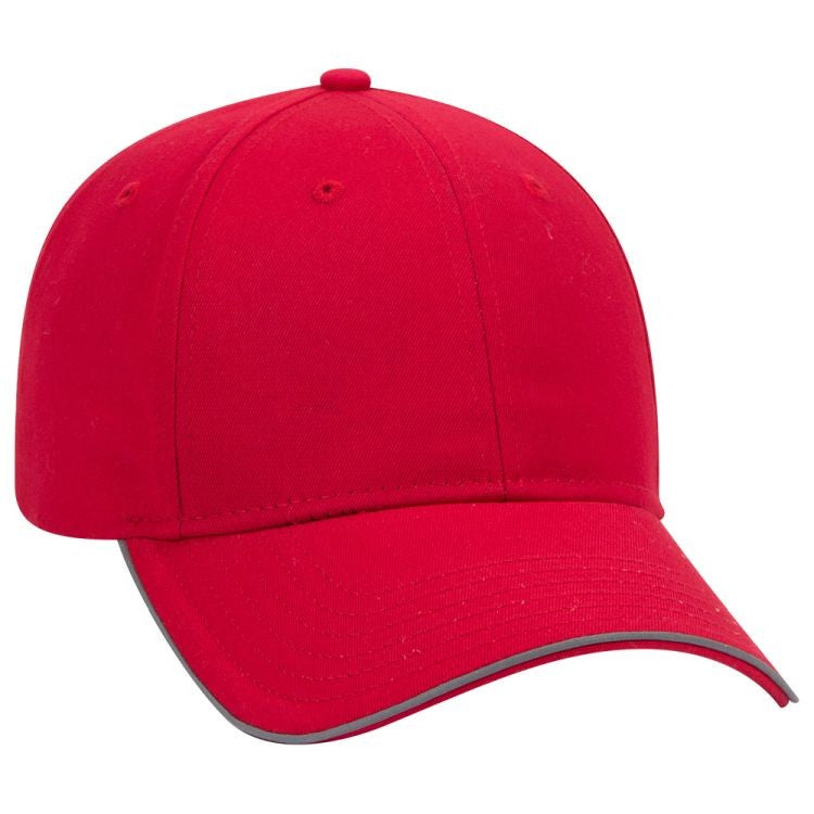 19-1261 OTTO CAP Reflective 6 Panel Low Profile Baseball Cap