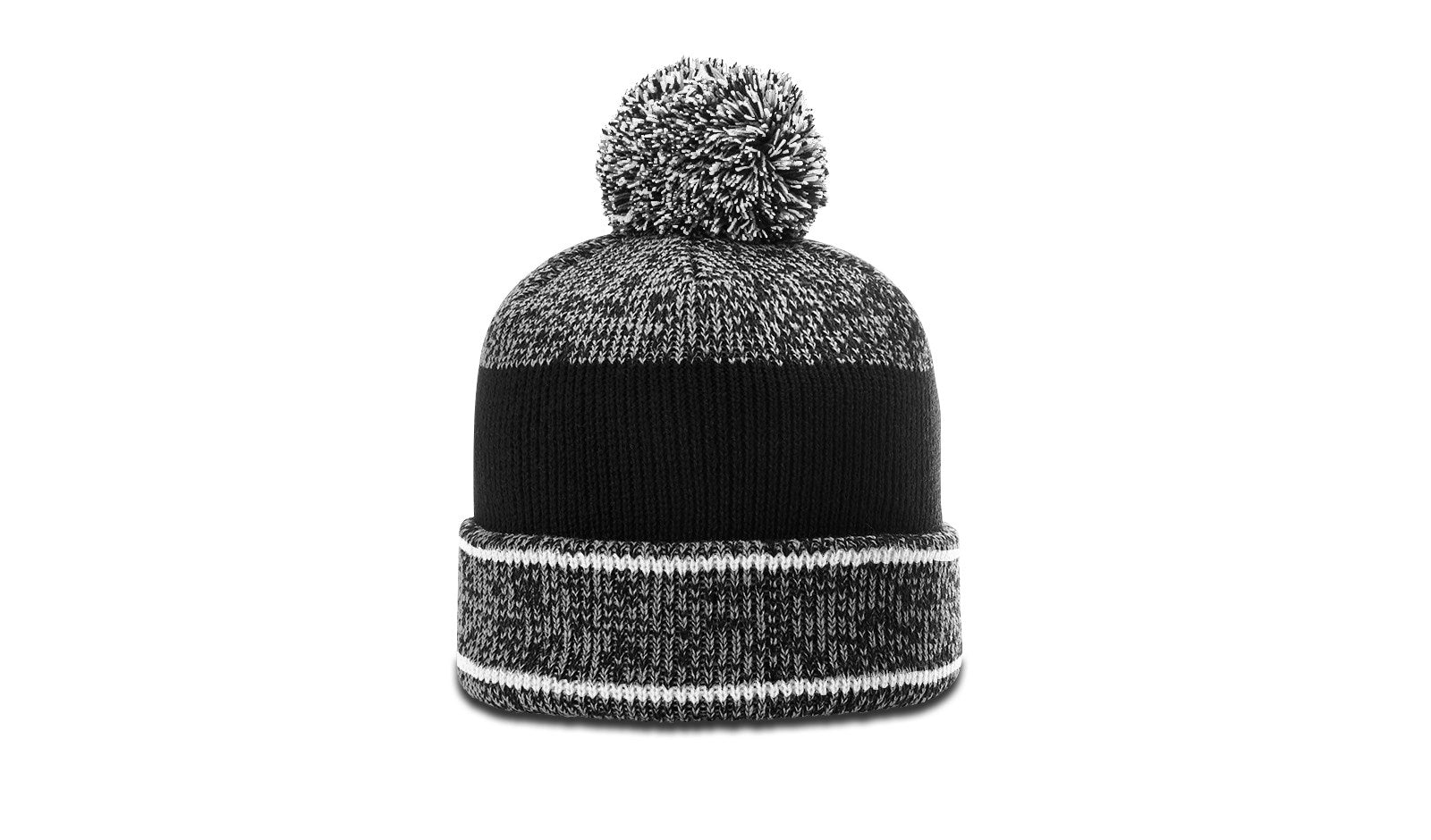 Richardson 148 Heather Beanie with Cuff &amp; Pom