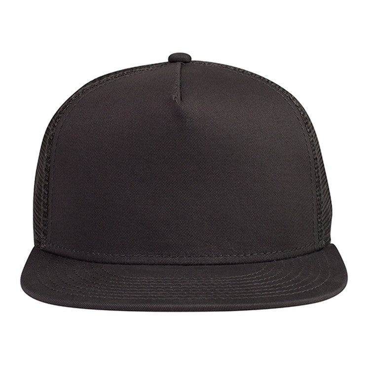 154-1124 OTTO CAP "OTTO SNAP" 5 Panel Mid Profile Mesh Back Trucker Snapback Hat