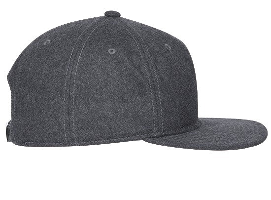 148-1200 OTTO CAP 6 Panel Mid Profile Flat Visor Strapback Hat