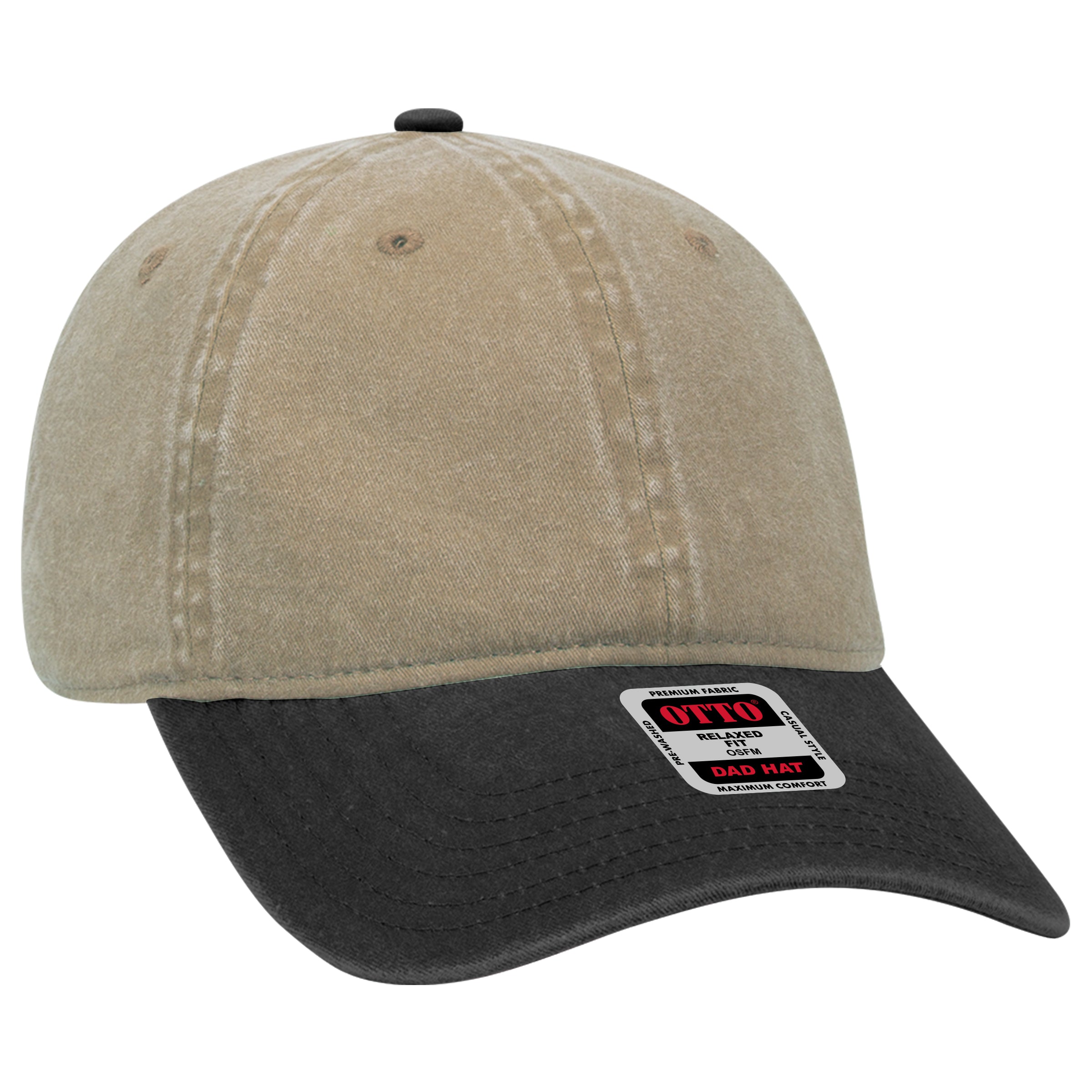 18-202 OTTO CAP 6 Panel Low Profile Dad Hat