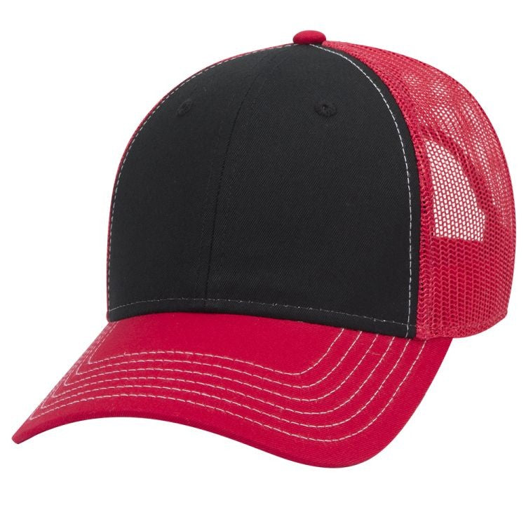 83-1239 OTTO CAP 6 Panel Low Profile Mesh Back Trucker Hat