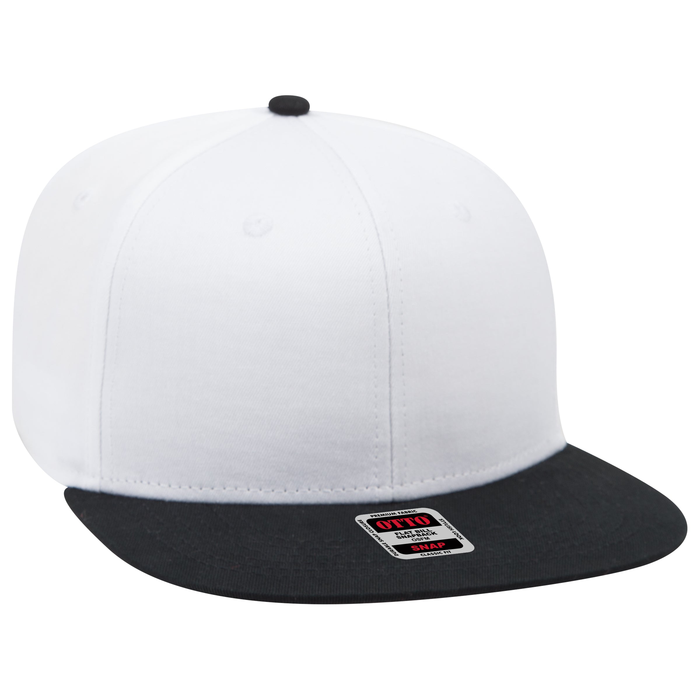 148-1197 OTTO CAP "OTTO SNAP" 6 Panel Mid Profile Snapback Hat