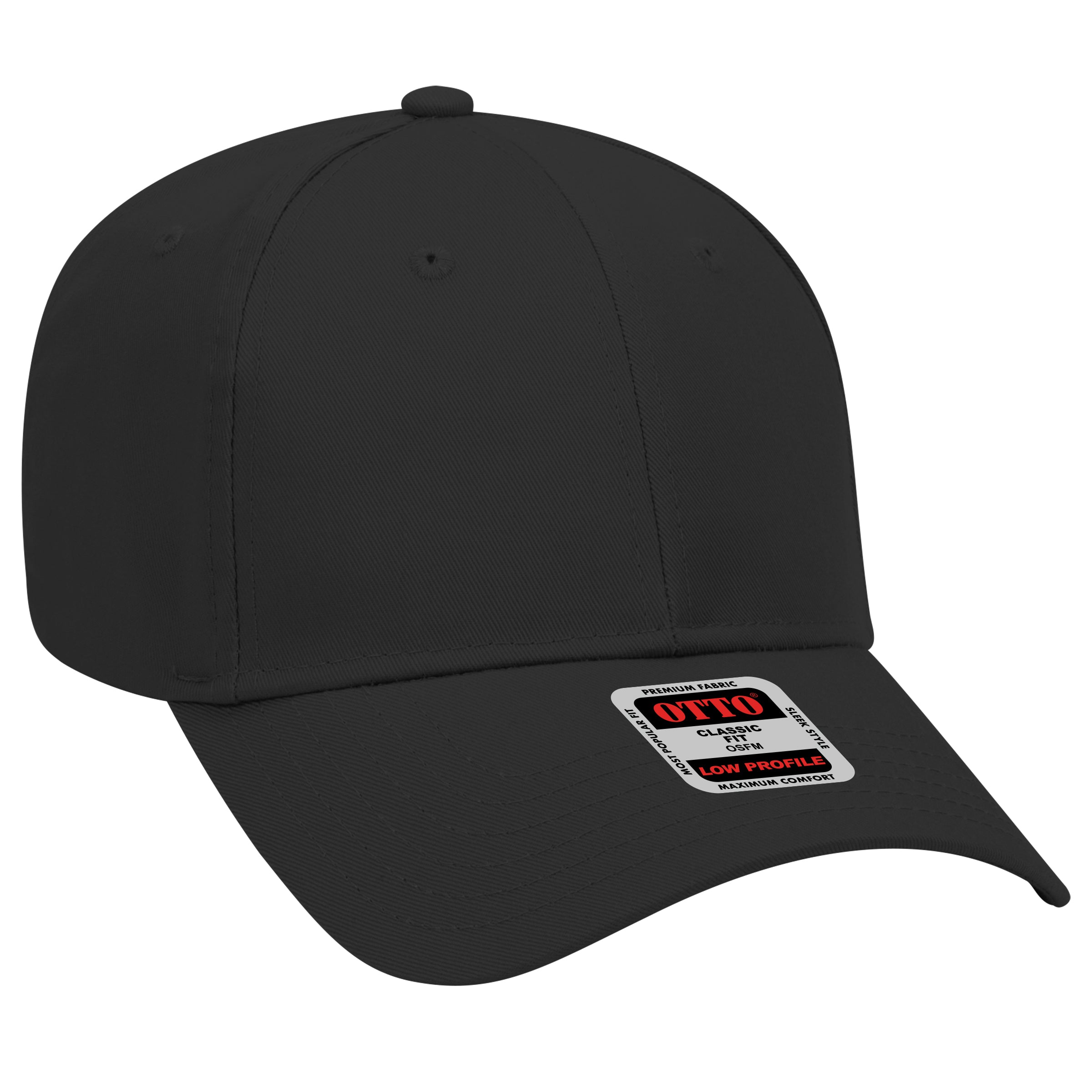 19-061 OTTO CAP 6 Panel Low Profile Baseball Cap