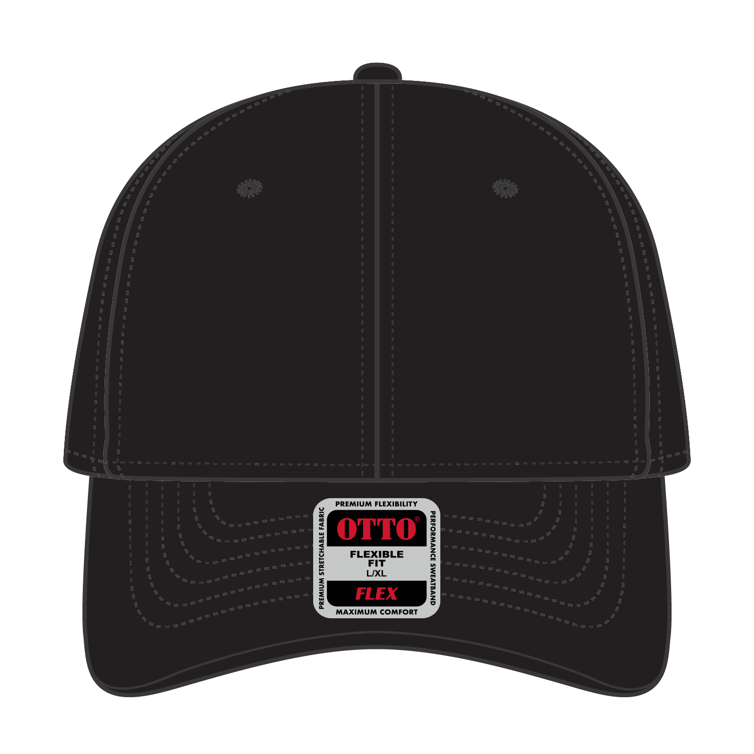 11-1167 OTTO CAP "OTTO FLEX" 6 Panel Low Profile Baseball Cap