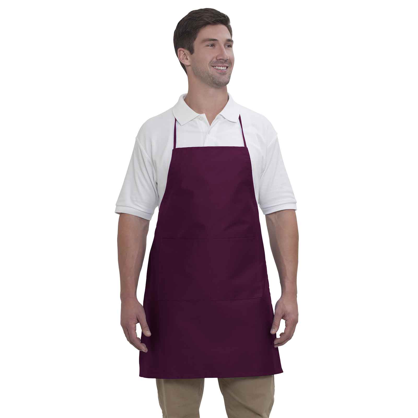 803-401 OTTO 2 Pocket Full Length Adjustable Bib Apron