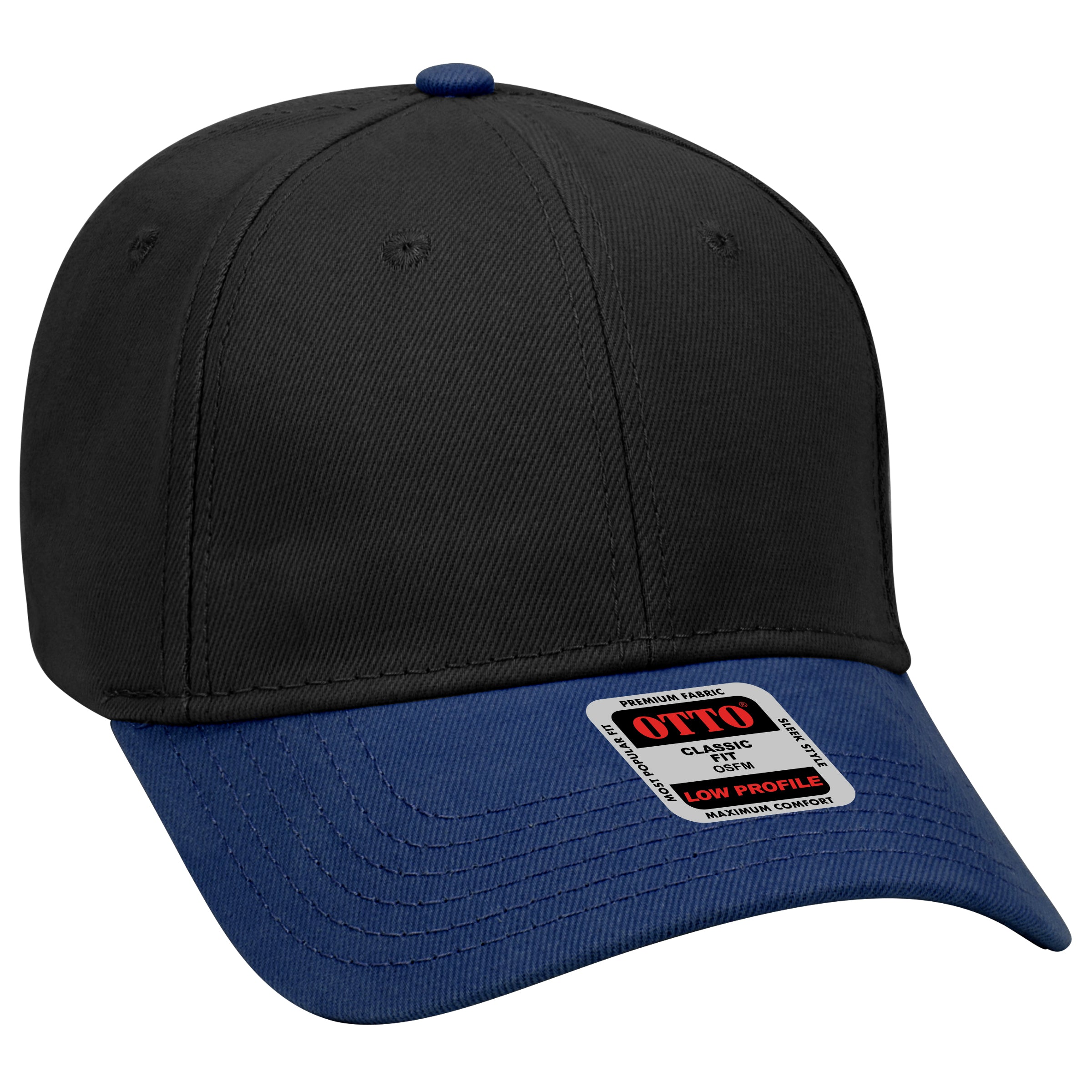 19-251 OTTO CAP 6 Panel Low Profile Baseball Cap