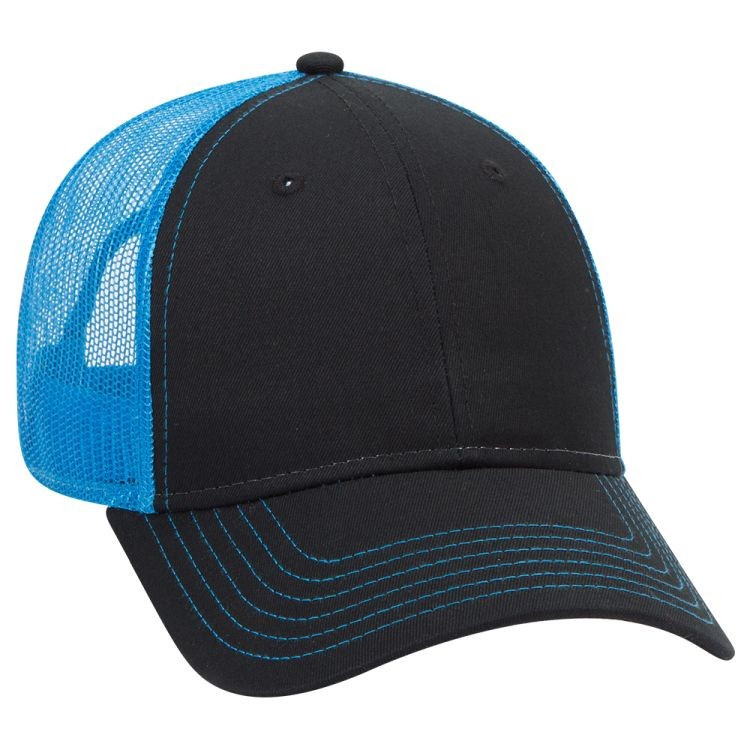 83-1239 OTTO CAP 6 Panel Low Profile Mesh Back Trucker Hat