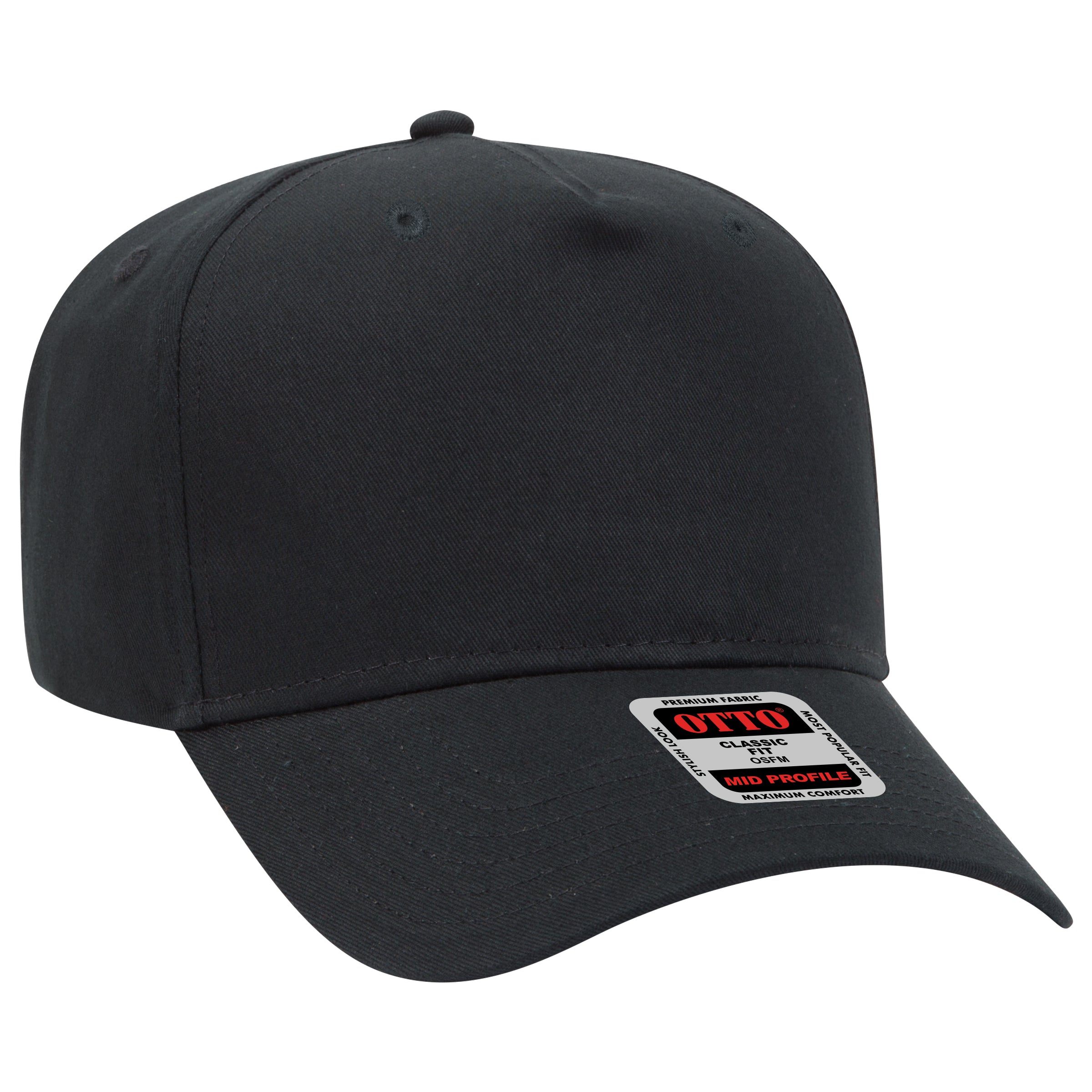 31-538 OTTO CAP 5 Panel Mid Profile Baseball Cap