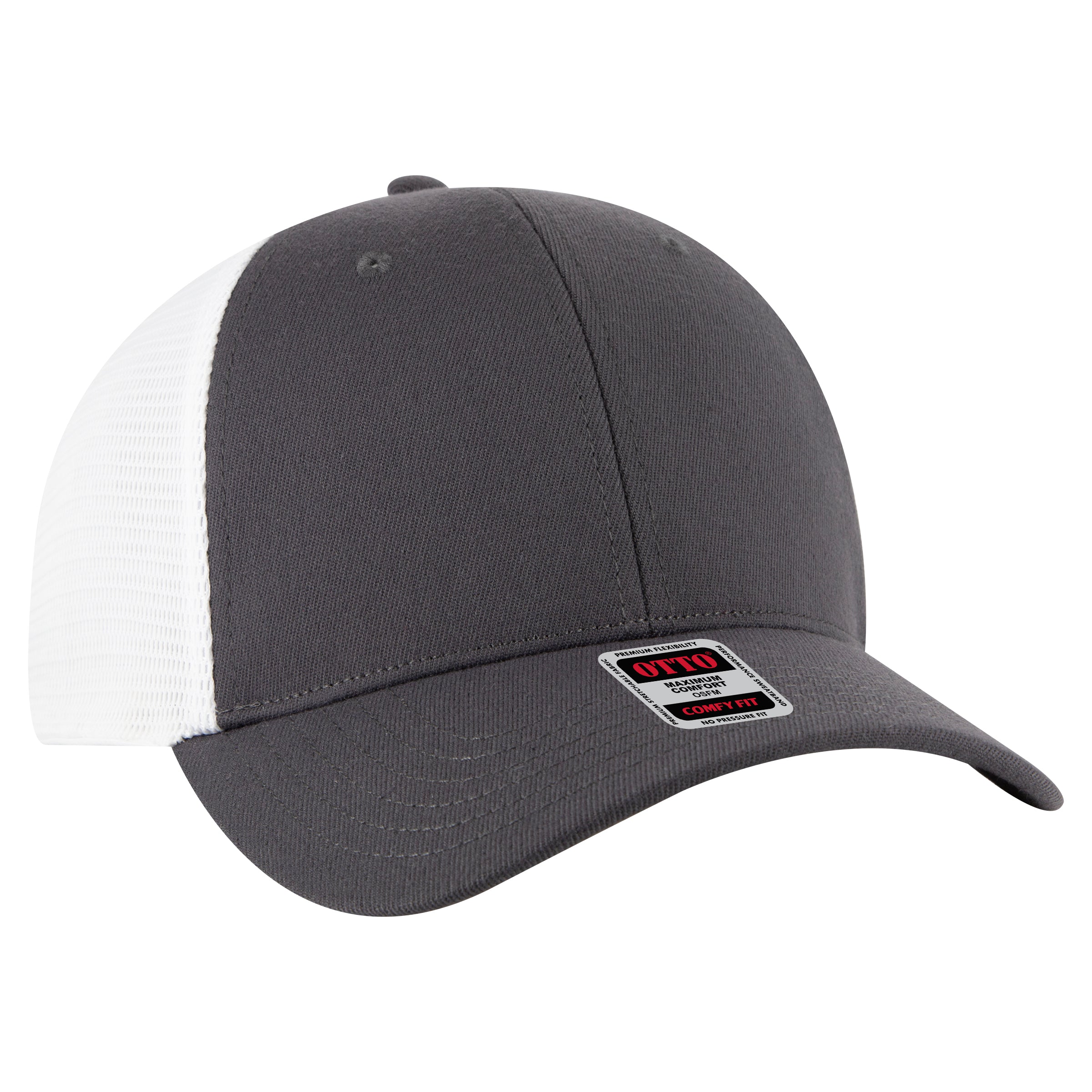 135-1 OTTO CAP "OTTO FLEX" 6 Panel Low Profile Mesh Back Trucker Hat