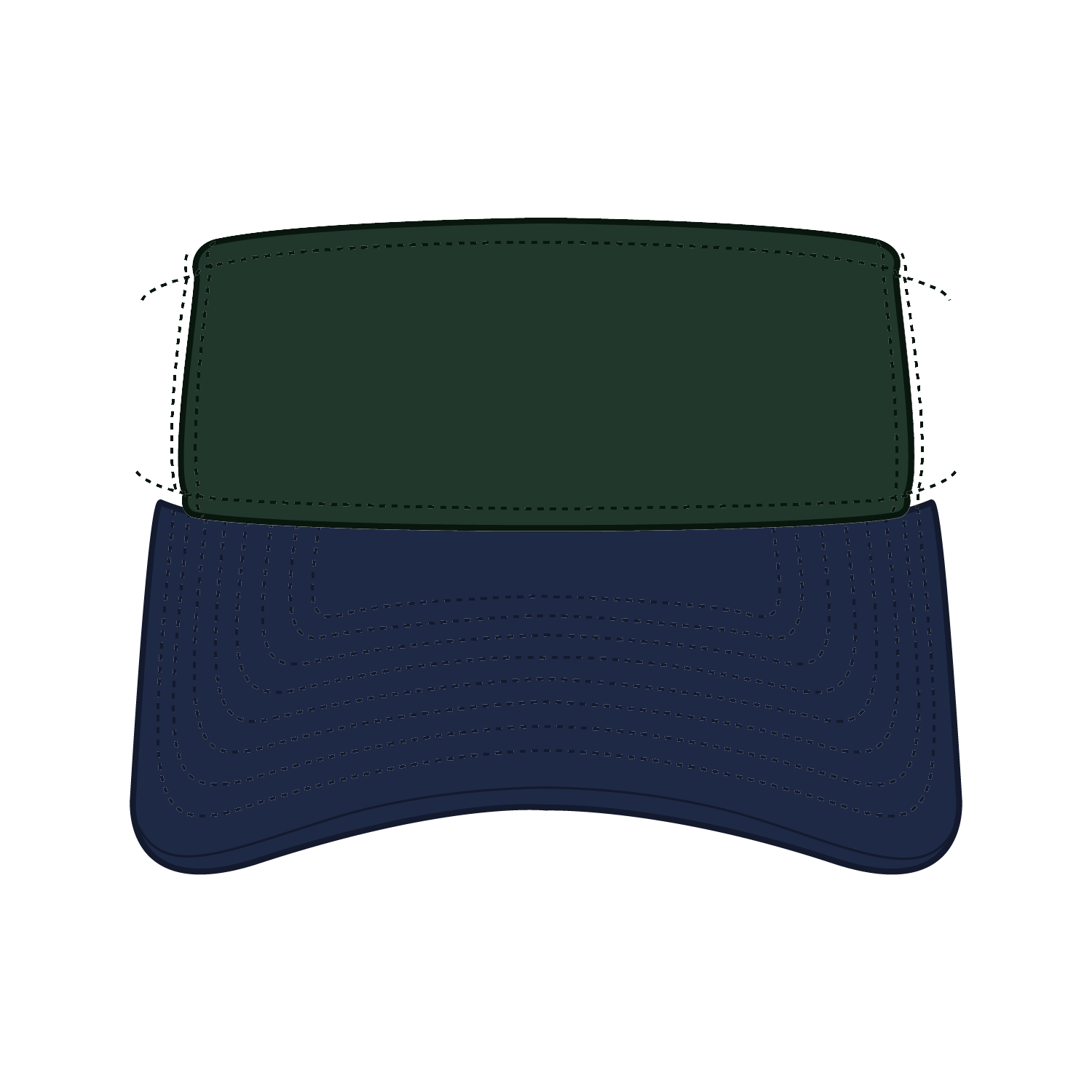 15-280 OTTO CAP "OTTO FLEX" Sun Visor
