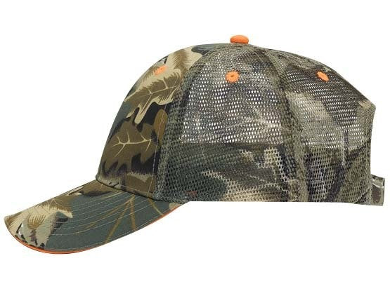 106-752 OTTO CAP Camouflage 6 Panel Low Profile Mesh Back Trucker Hat
