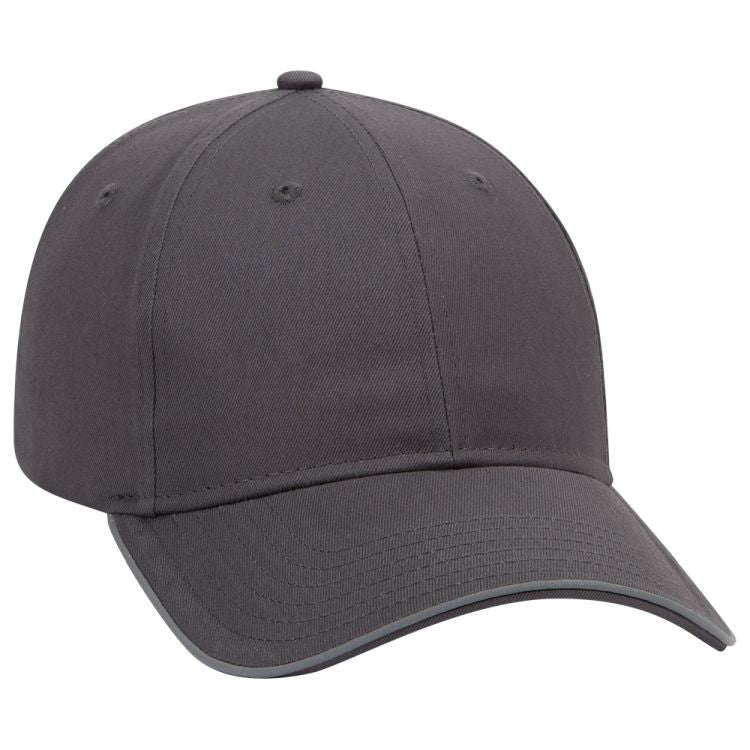 19-1261 OTTO CAP Reflective 6 Panel Low Profile Baseball Cap