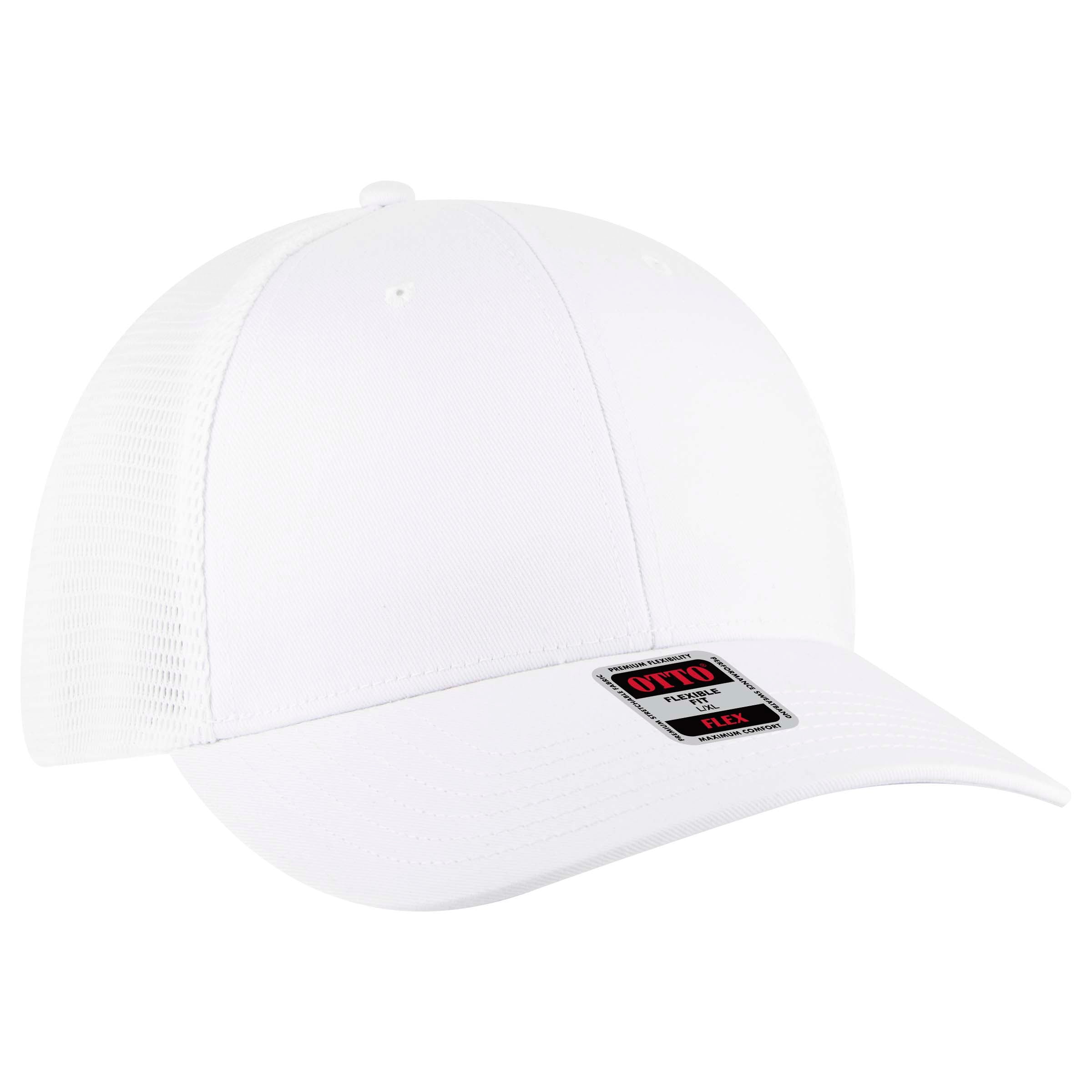 135-2 OTTO CAP "OTTO FLEX" 6 Panel Low Profile Mesh Back Trucker Hat