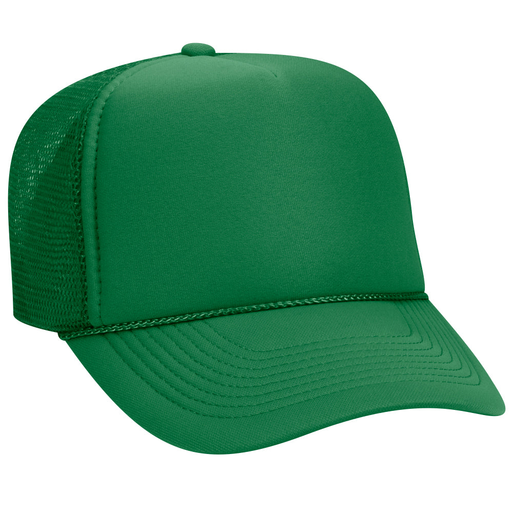 32-467 OTTO CAP 5 Panel Mid Profile Mesh Back Trucker Hat