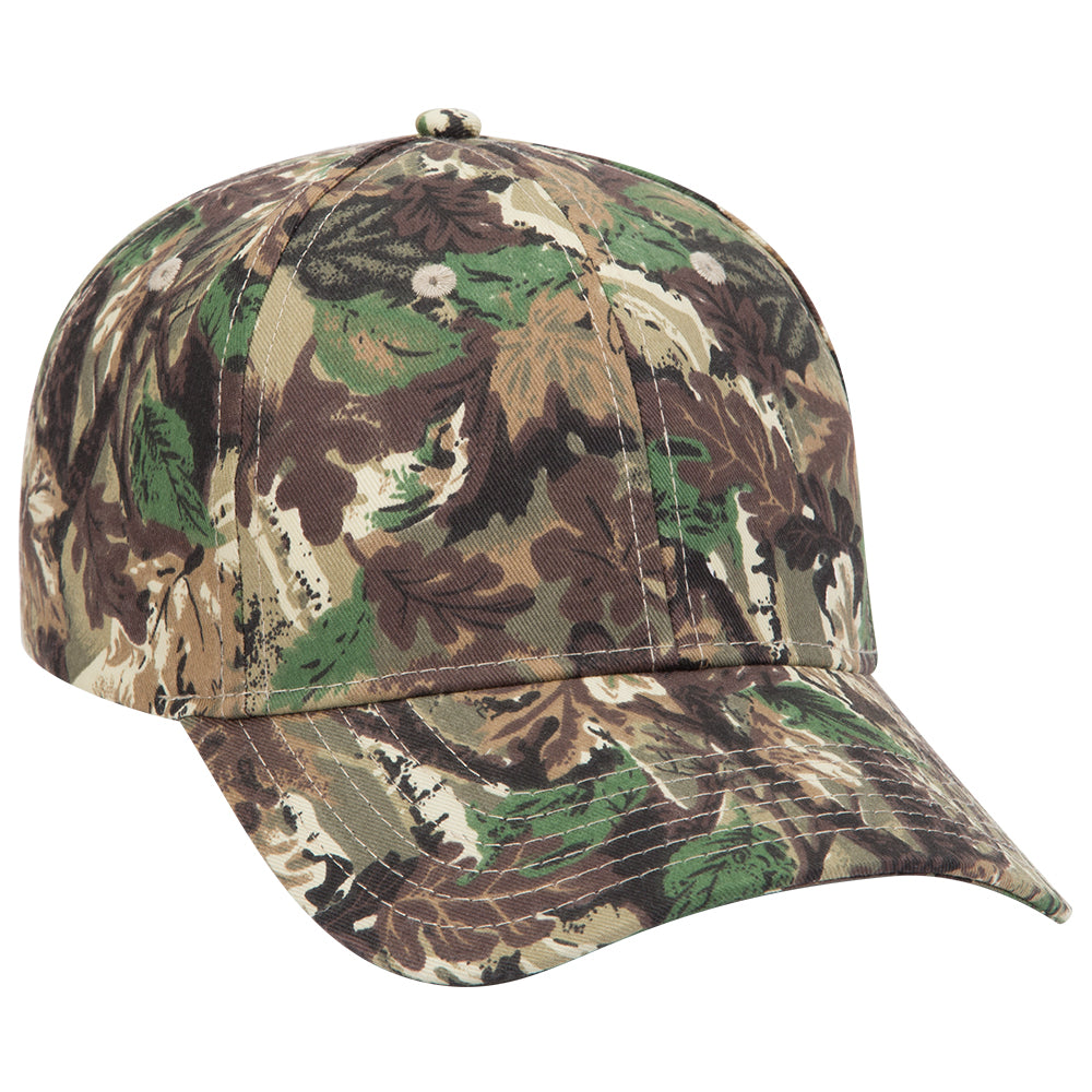 78-353 OTTO CAP Camouflage 6 Panel Low Profile Baseball Cap