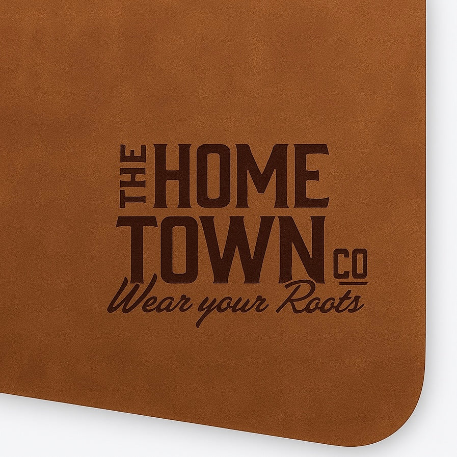 Signature Leatherette sheet in Rawhide to Black, 12x24 inches, 1.8mm thick.