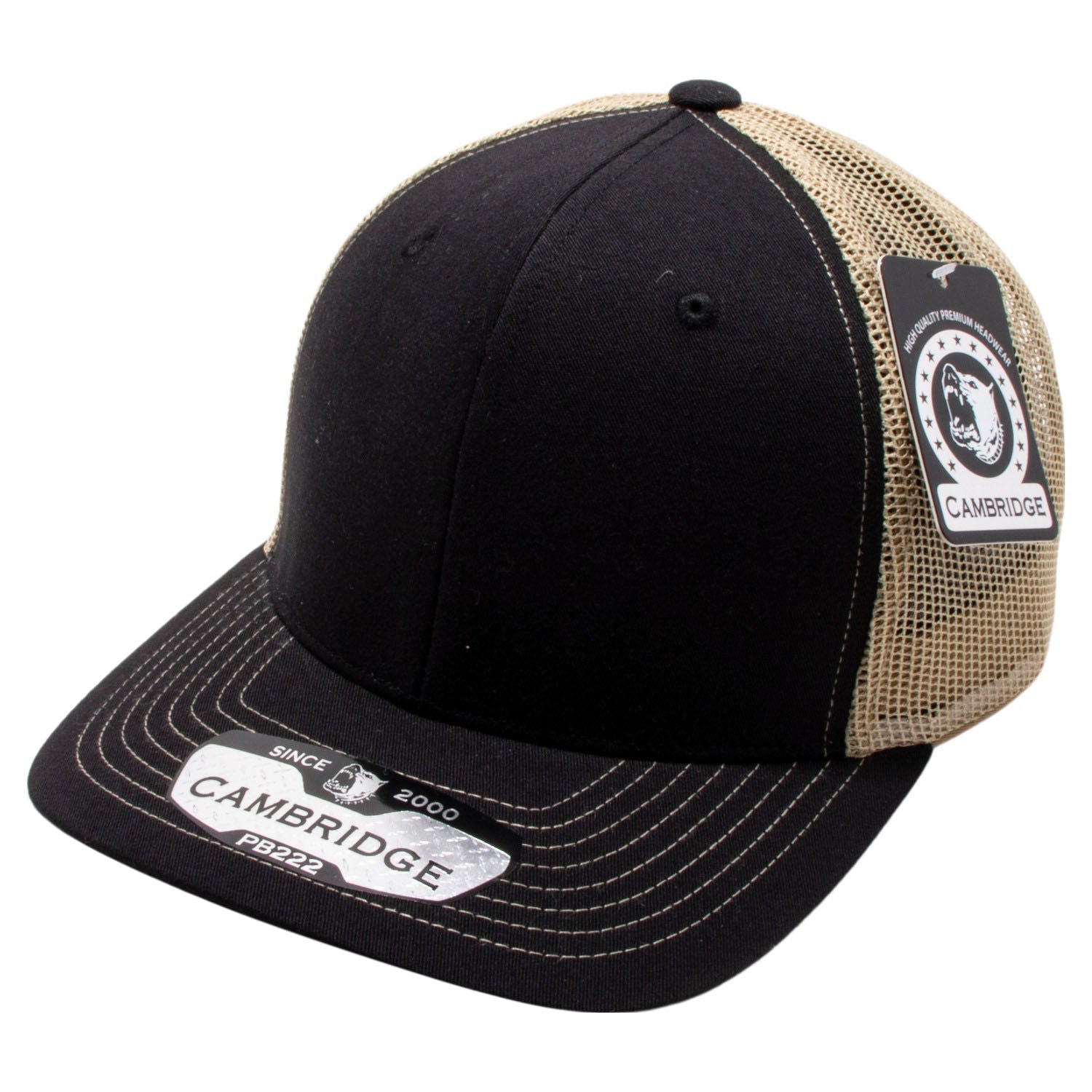 SKU:222BKKH|COLOR:Black/Khaki
