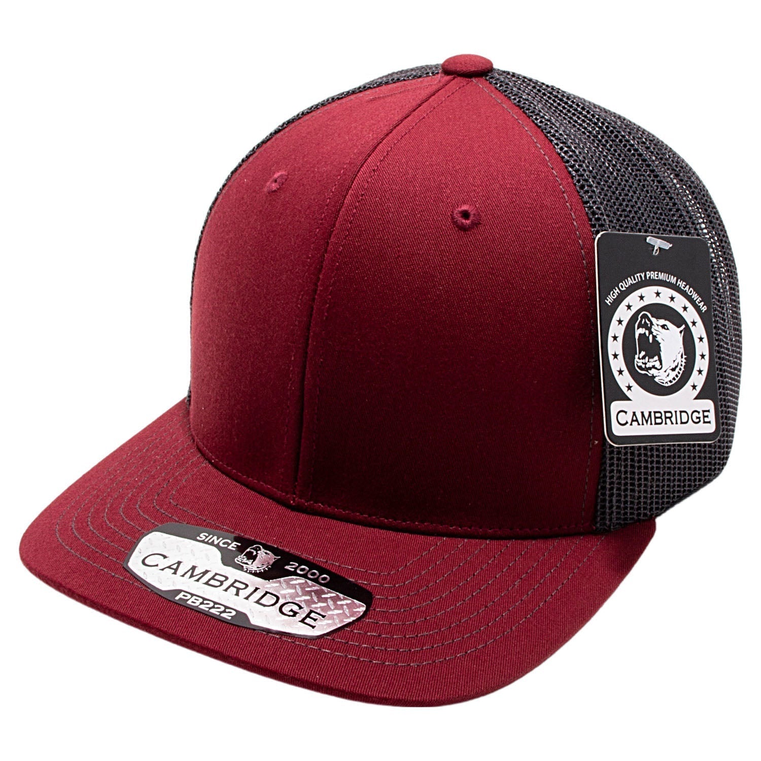 SKU:222BUCC|COLOR:Burgundy/Charcoal