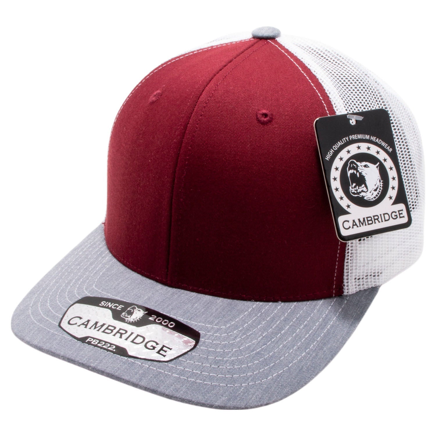 SKU:222TBUWHHG|COLOR:Burgundy/White/Heather