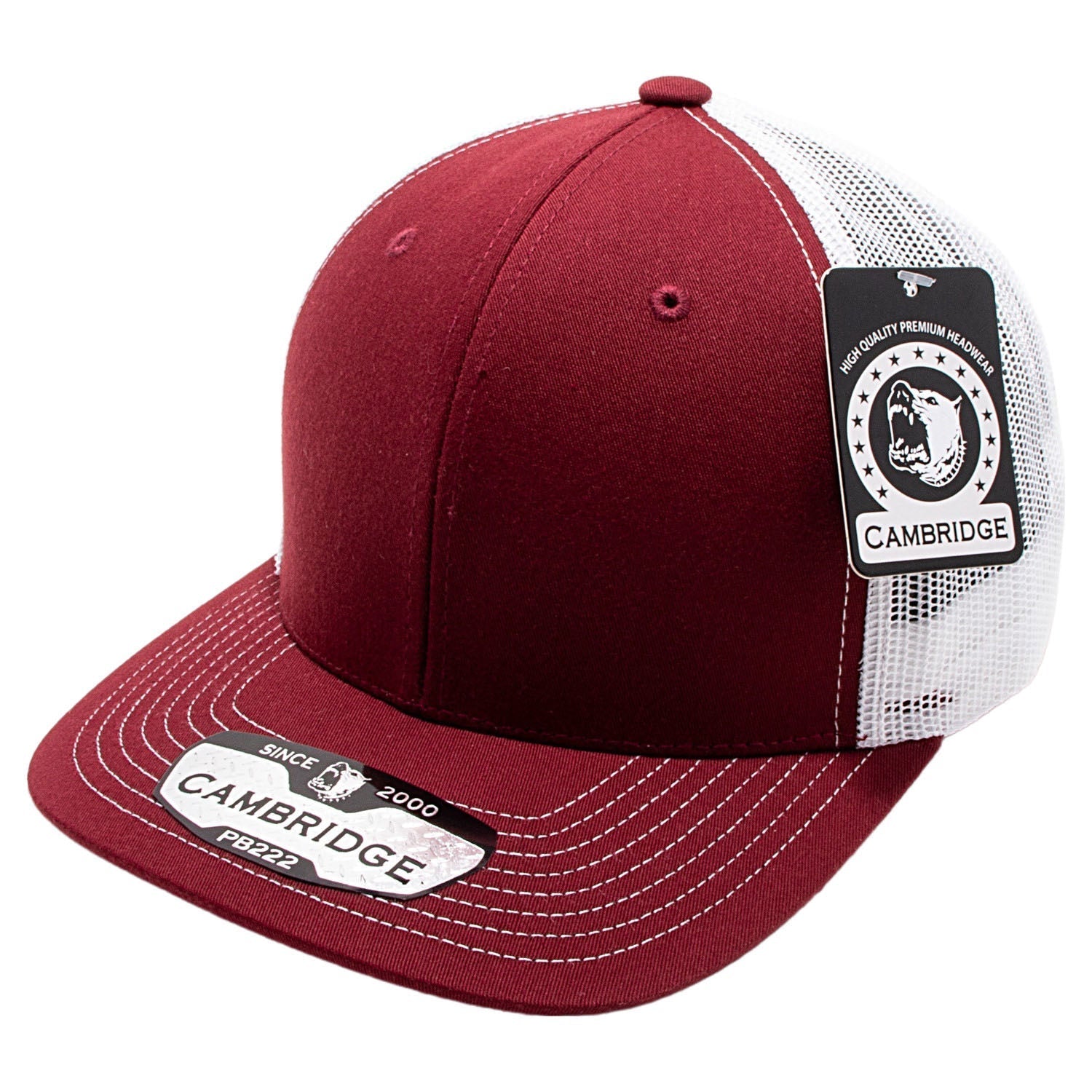 SKU:222BUWH|COLOR:Burgundy/White