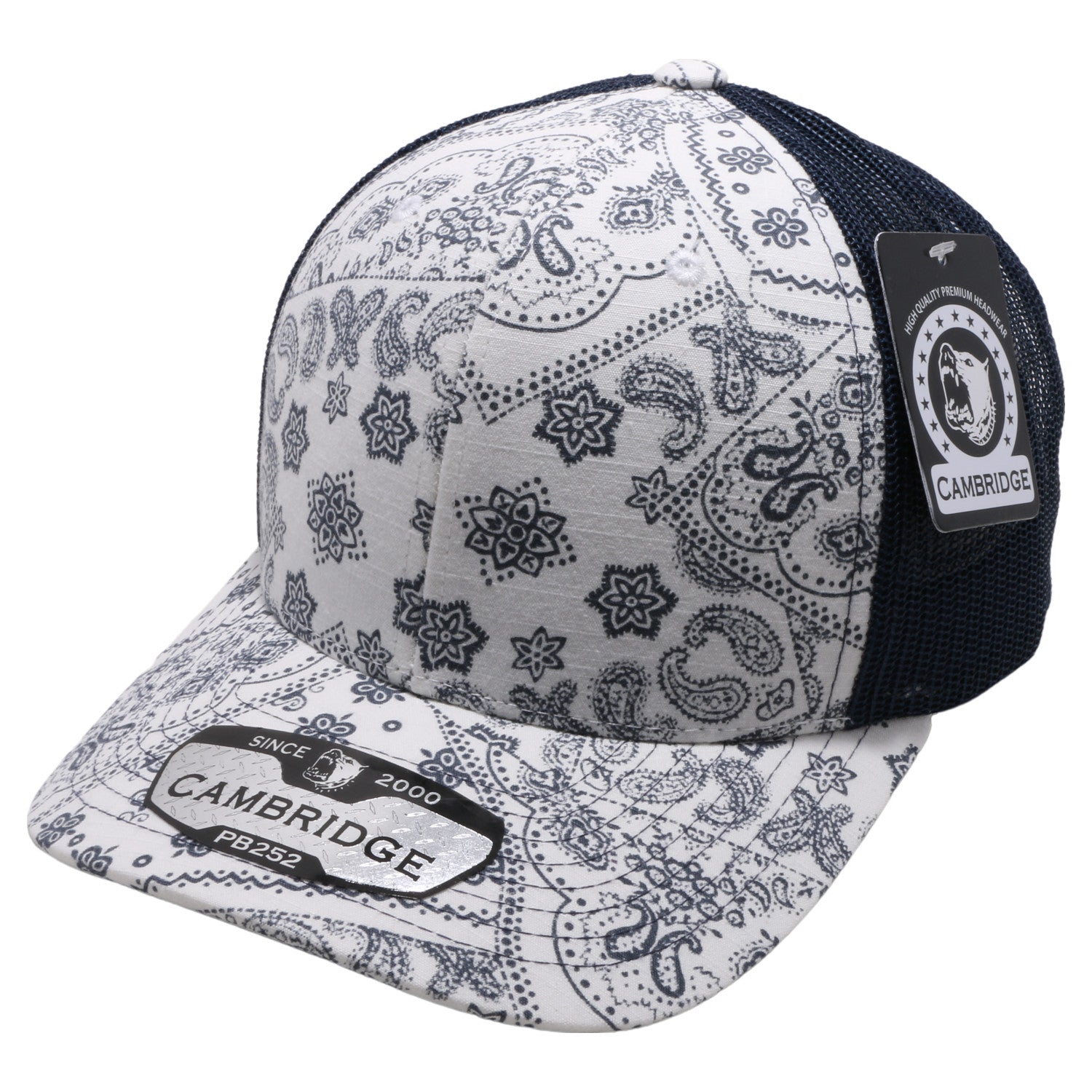 SKU:252WHNY|COLOR:White/Navy